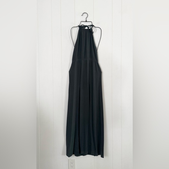 Stone Cold Fox Onyx Maxi Slit Halter Dress Gown in Emerald Size 0 - Picture 5 of 15